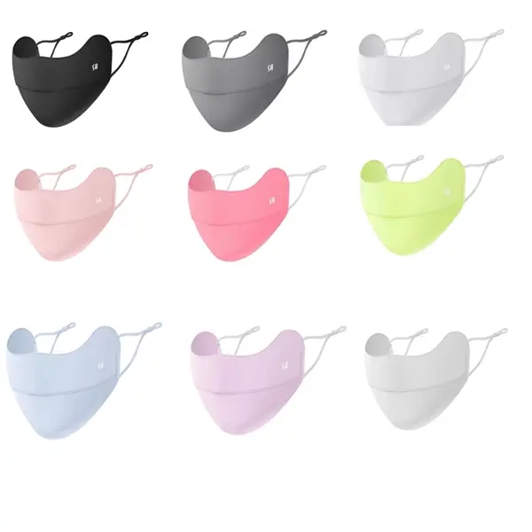 Ice cream sunscreen mask breathable and anti-UV hanging ear