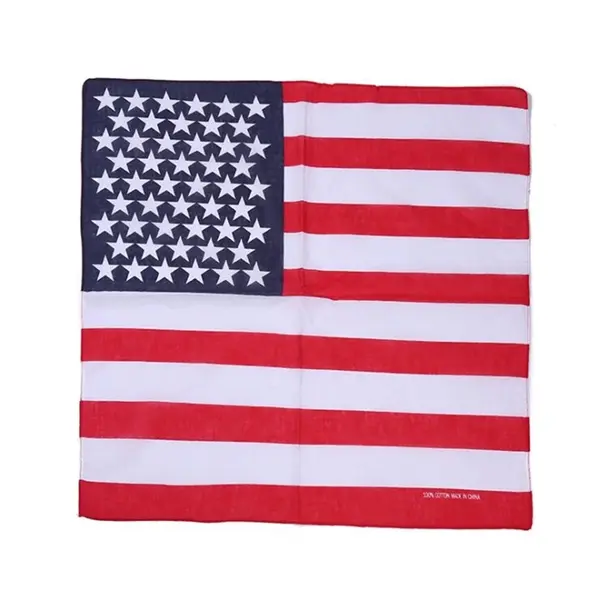 Multifunctional Americana Bandanas Print Head Wrap Scarf Wri