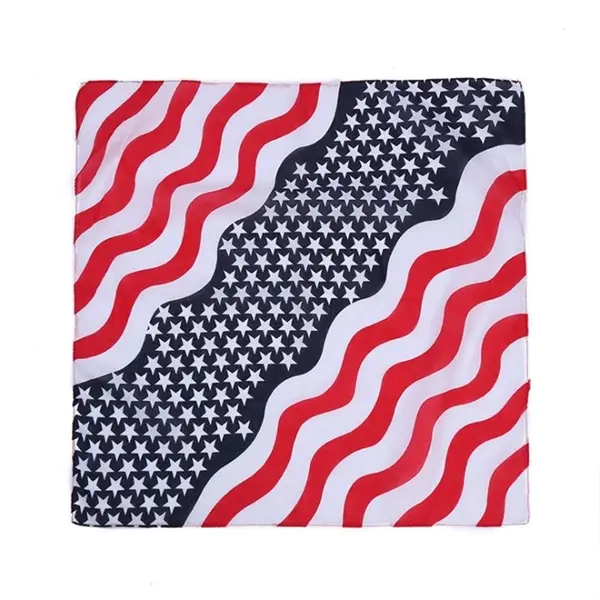Multifunctional Americana Bandanas Print Head Wrap Scarf Wri