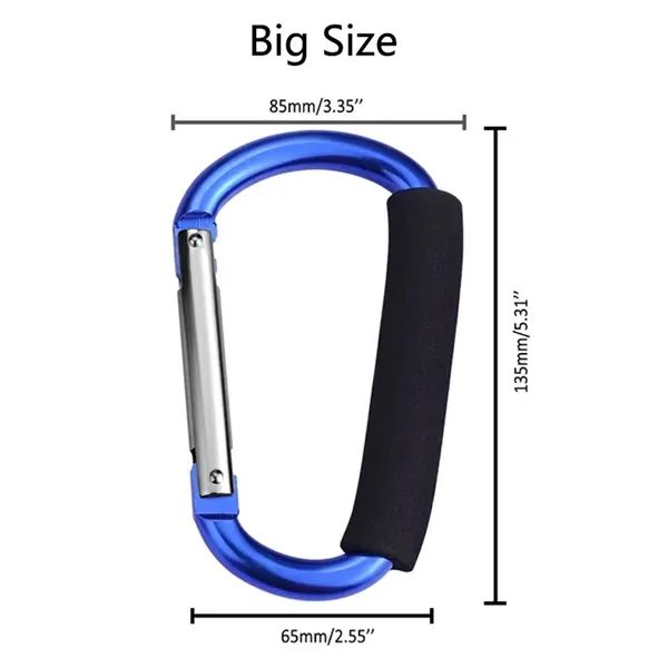 Aluminium Carabiner Clip / Stroller Hook