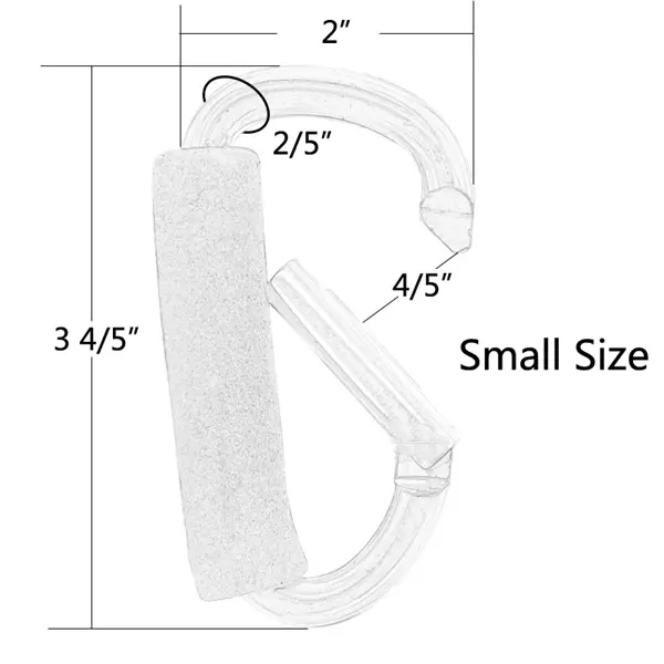 Aluminium Carabiner Clip / Stroller Hook