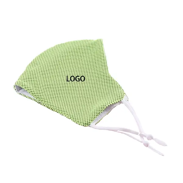 Outdoor cycling in summer, cold ice silk shading, light