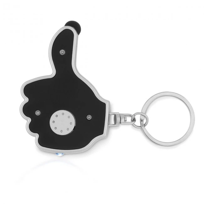 Thumbs Up Led Light Keyring