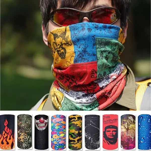 Printed Mask Tube Neck Gaiter
