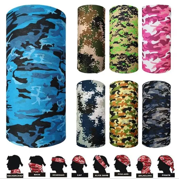 Printed Mask Tube Neck Gaiter