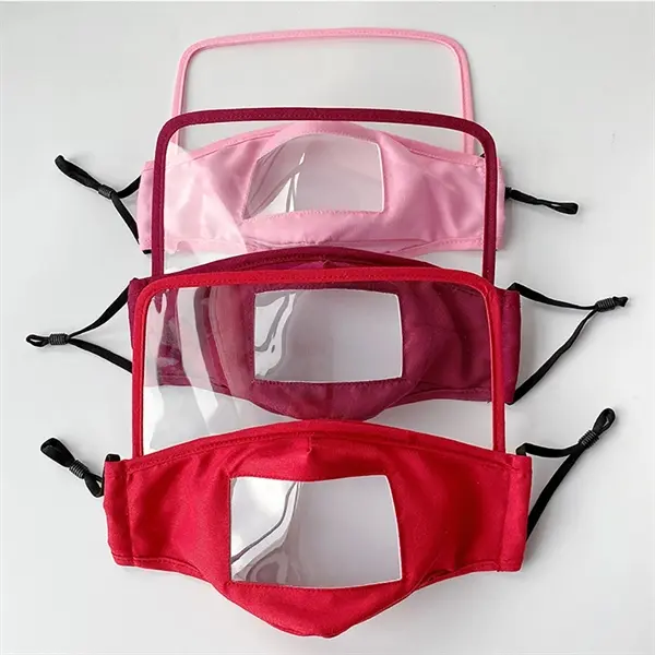 Reusable Mask w/ Eye Goggles - Deaf-mute