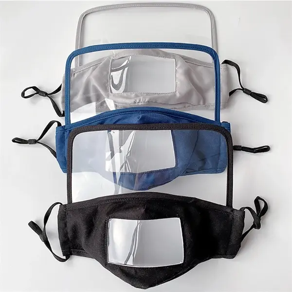 Reusable Mask w/ Eye Goggles - Deaf-mute