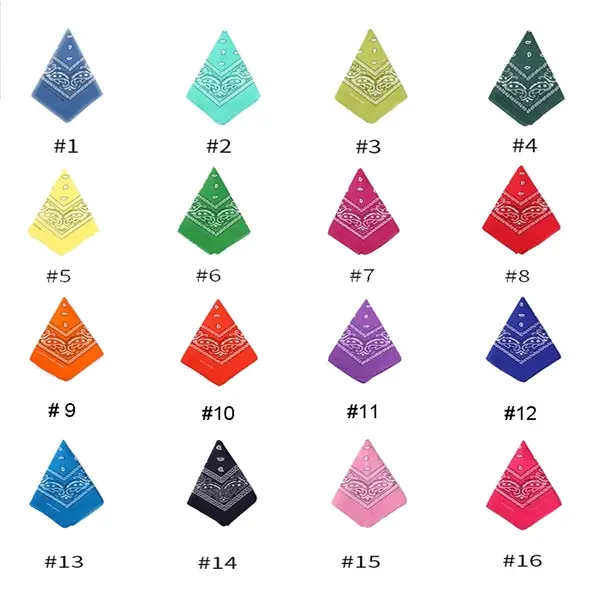Custom Bandana – 22" x 22", Full Logo Print Available