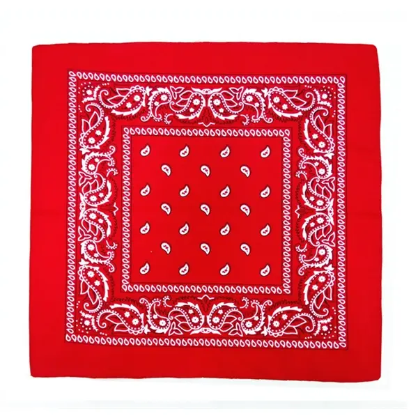 Custom Bandana – 22" x 22", Full Logo Print Available