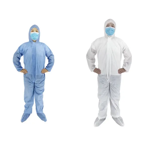 Disposable Gown With Zipper & Hat