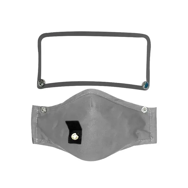 Detachable Mask Face Shield Clear Window With Straw Holes