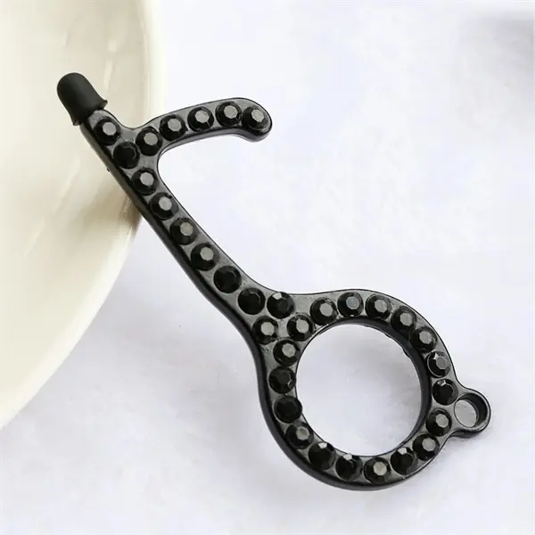 Diamond EDC Door Opener Non-Contact Key Chain Pendant