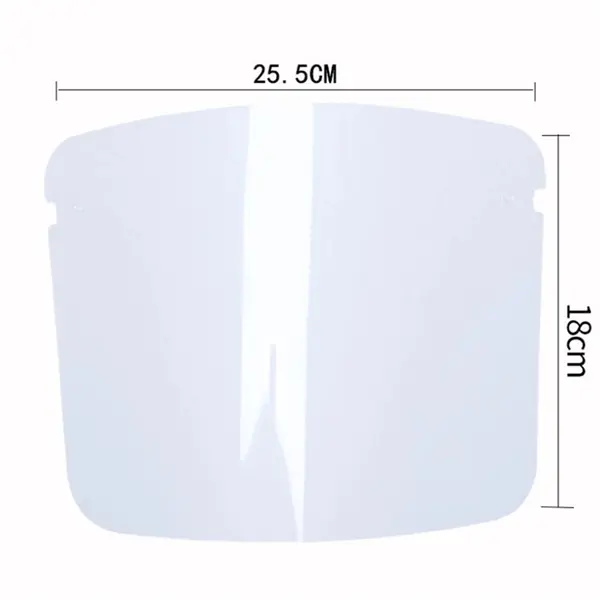 Face Shield With Plastic Glasses Frame Eyeglasses