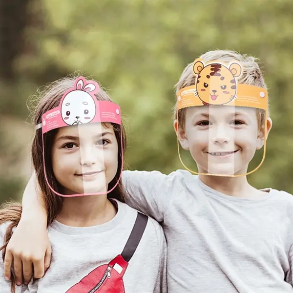 Cute Cartoon Designs Face Shield For Children