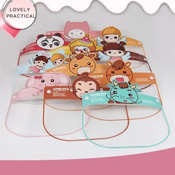 Cute Cartoon Designs Face Shield For Children