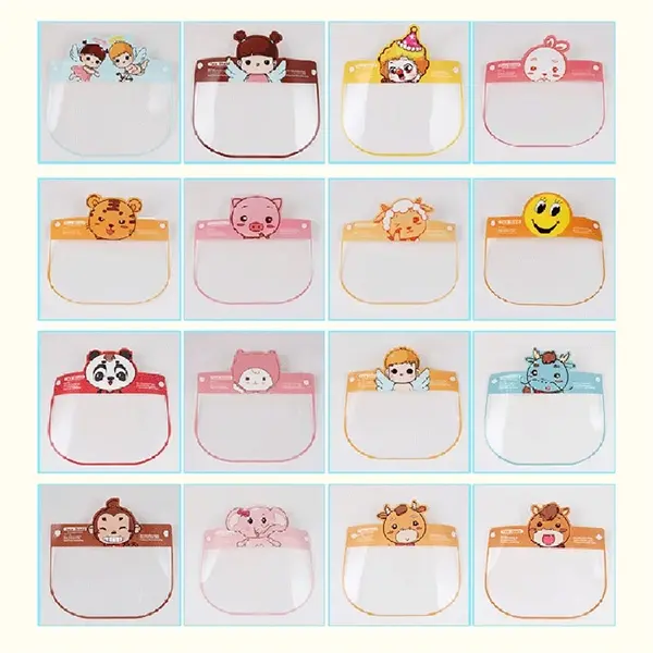 Cute Cartoon Designs Face Shield For Children