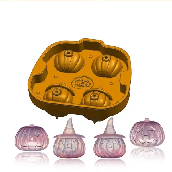 Halloween Pumpkin silicone ice mold
