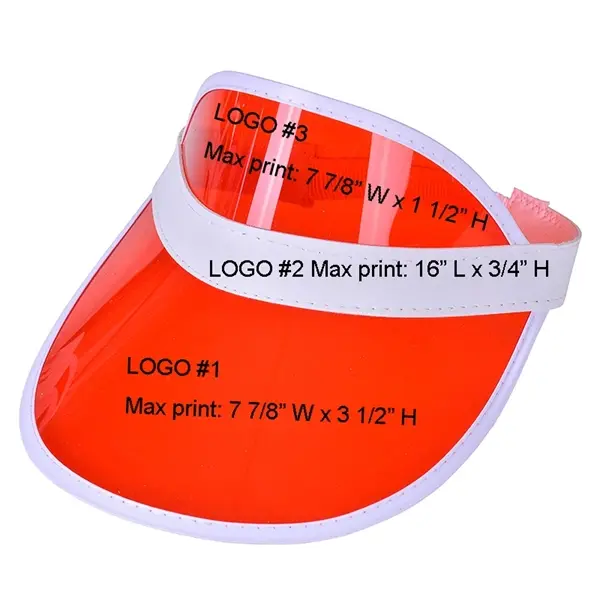 Adult Size Plastic Visor Cap