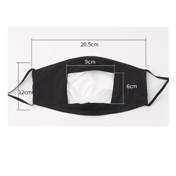 Deaf-friendly Face Mask with Clear Window
