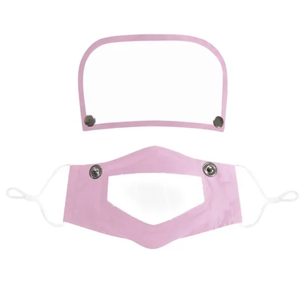 Detachable Visible Face Mask With Eye Shield Clear Window