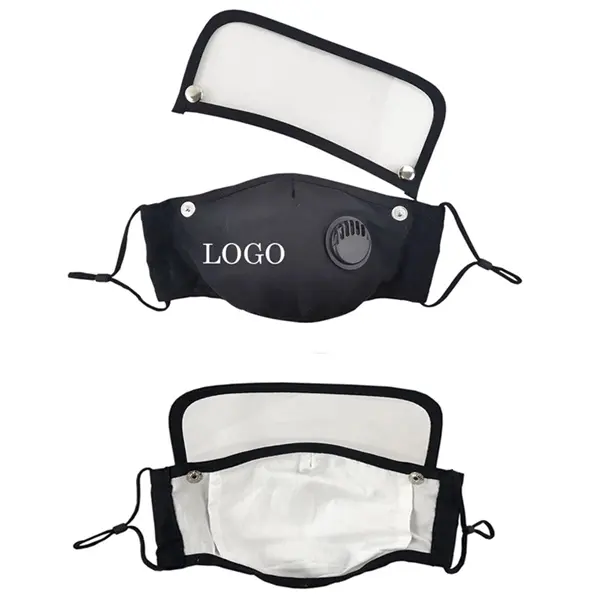 Adult Cotton Mask With Detachable Eye Shield