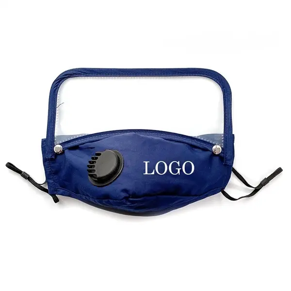 Adult Cotton Mask With Detachable Eye Shield