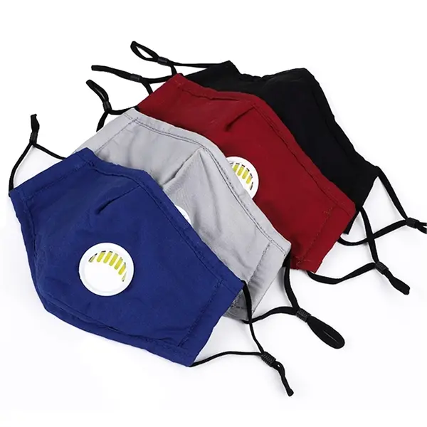 Cotton Face Masks With Breathing Valve