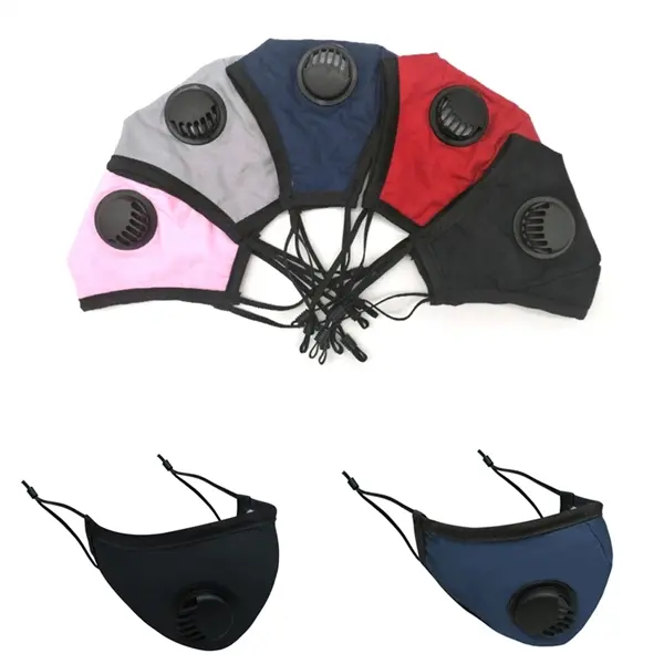 Kids Cotton Face Masks With Breathing Valve