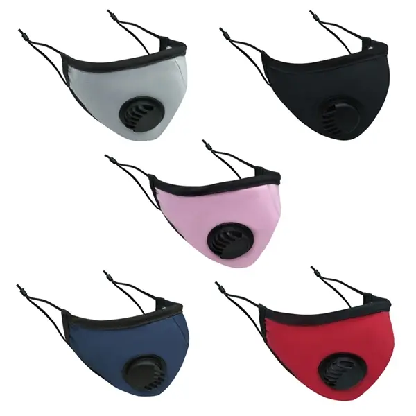 Kids Cotton Face Masks With Breathing Valve