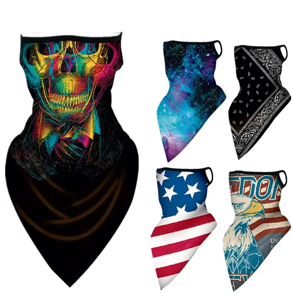 Triangle Neck Gaiter Earhook Mask