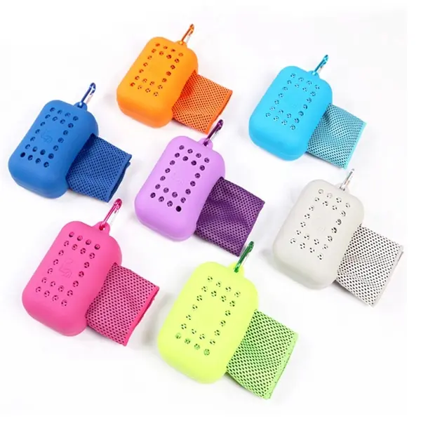 Cooling Towels/Scarves in sillicon case