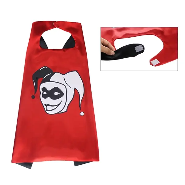 27.5" *27.5" Children Halloween clown cloak with mask