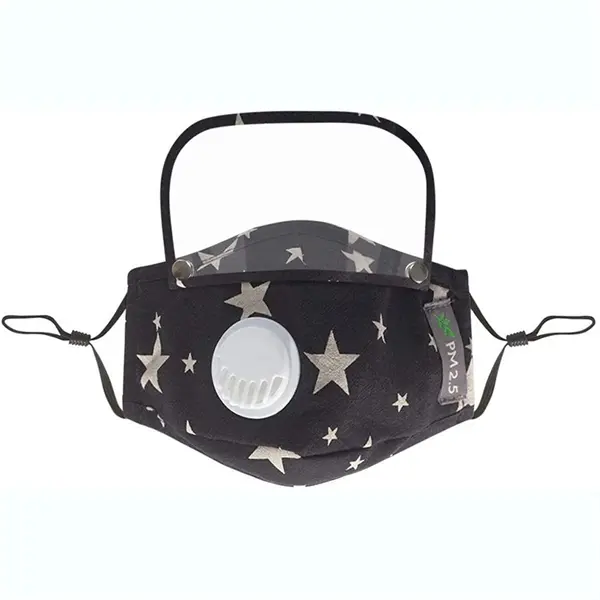 Kids Reusable Face Bandanas with Breathing Valve and Detacha