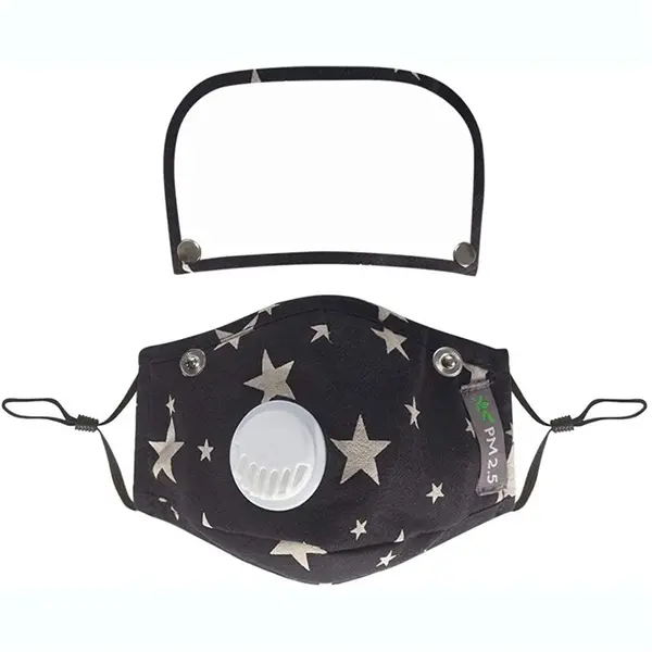 Kids Reusable Face Bandanas with Breathing Valve and Detacha