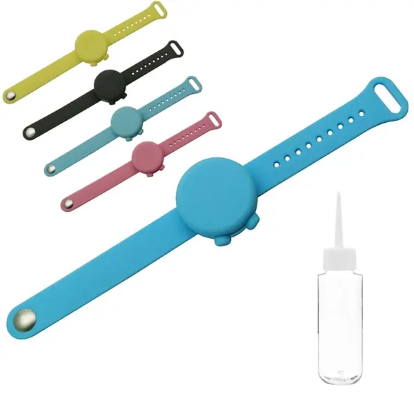 Wristband Hand Sanitizer Dispenser Silicone Refillable