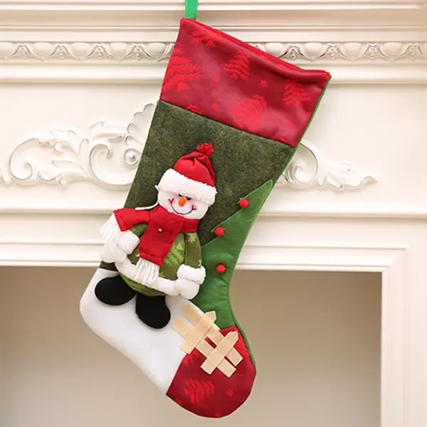 Christmas sock shape gift bags