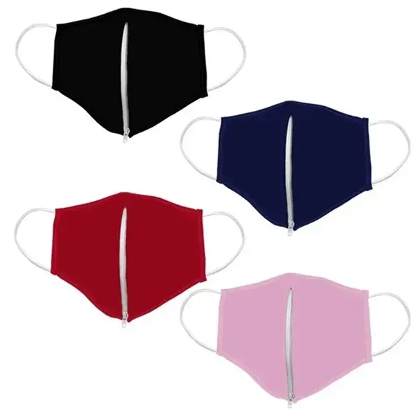 Washable Easy Drinker Mask with Zipper