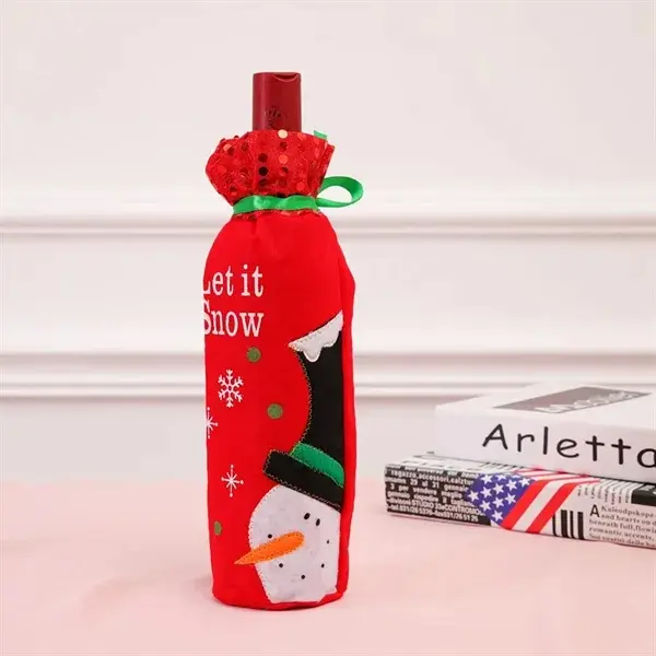 Christmas Wine Bottle Covers