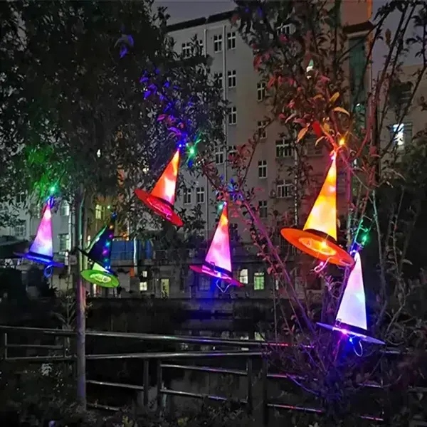 Halloween Witch Hat With Led Lights
