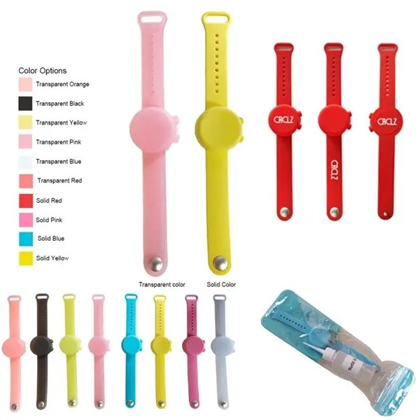 Refillable Wristband Sanitizer Dispenser