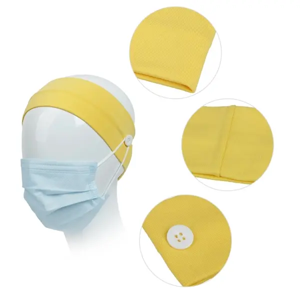Button Headband Holder for Face Masks