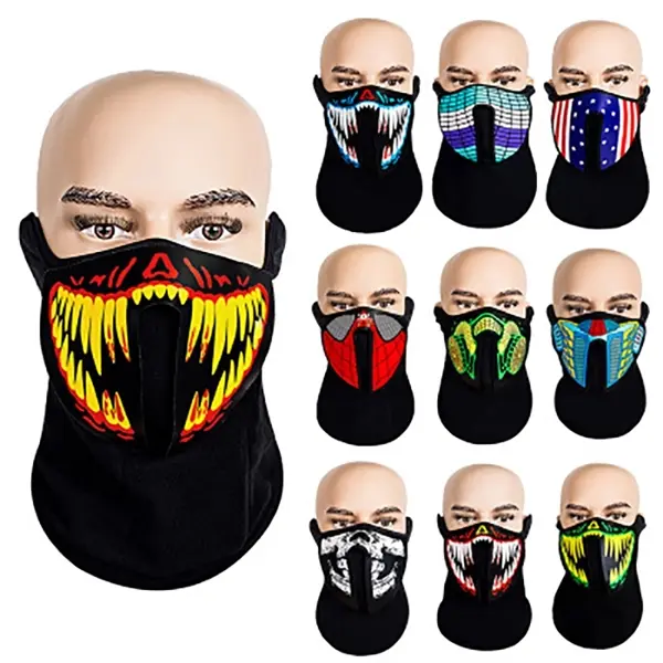 Music Glowing Party Masks