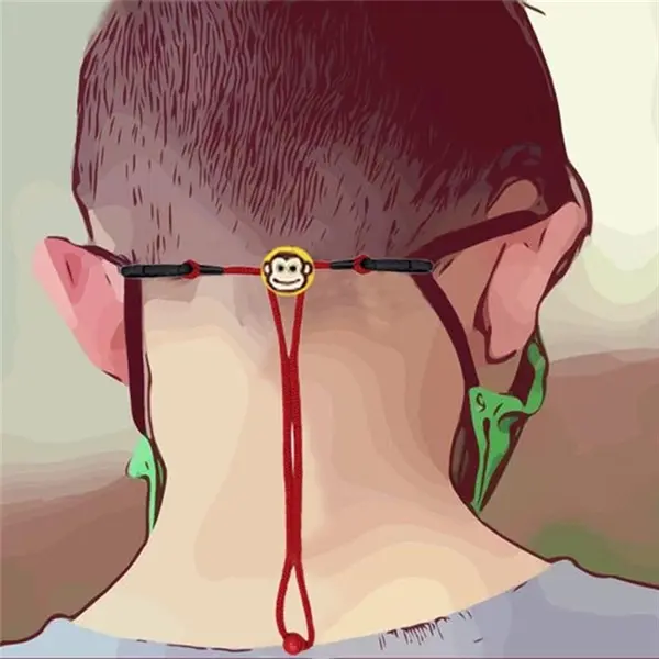 Adjustable Length Mask Lanyard for kids