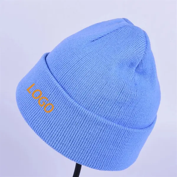 Custom Adult Knit Beanie Hat