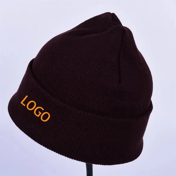 Custom Adult Knit Beanie Hat