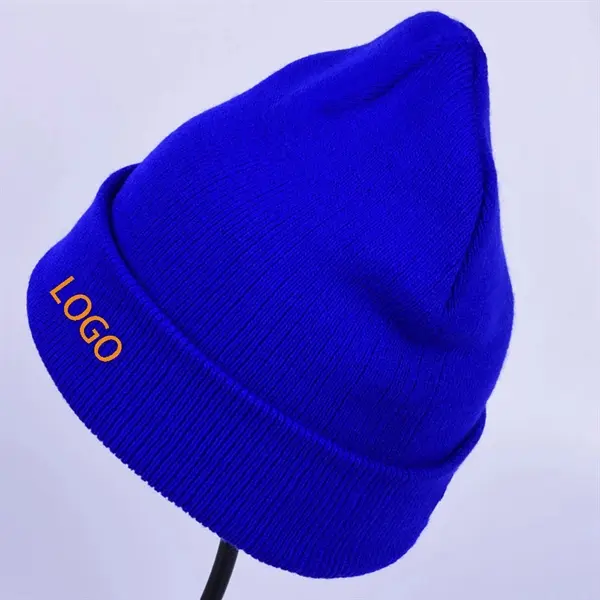 Custom Adult Knit Beanie Hat