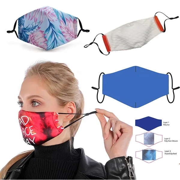 Dye-Sub Printed Cooling Face Mask