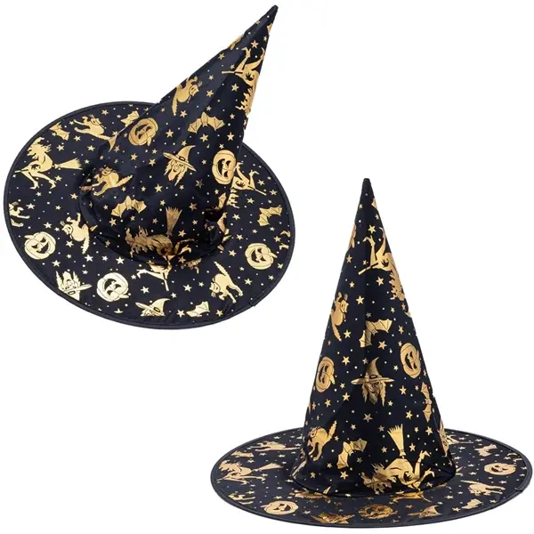 Halloween Witch Hat Black