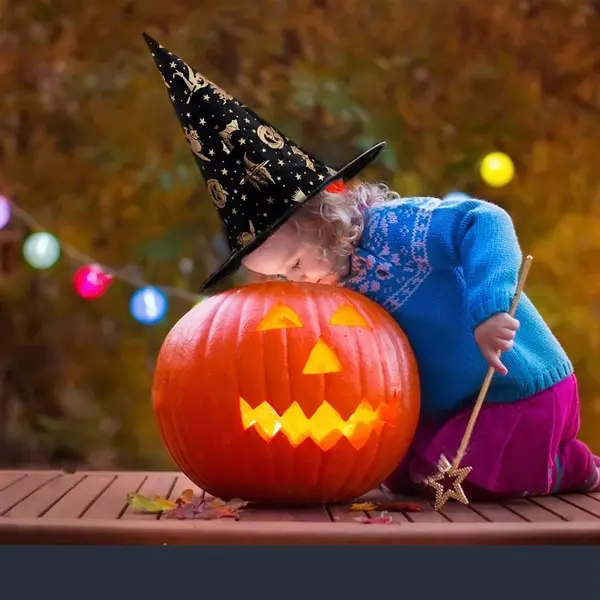 Halloween Witch Hat Black