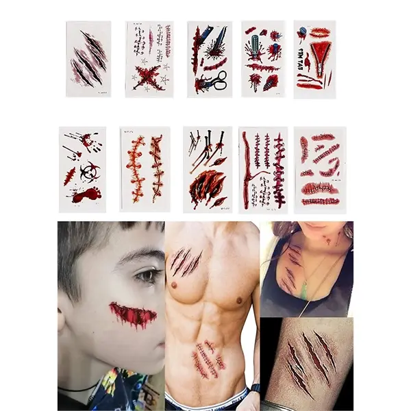 Custom Halloween Waterproof Tattoo Stickers